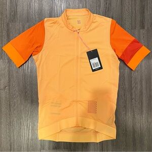 NEW Rapha Men’s Pro Team Training Cycling Jersey - Peach/Orange Medium